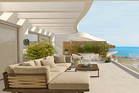 terrace pic Luksusleiligheter i Fuengirola